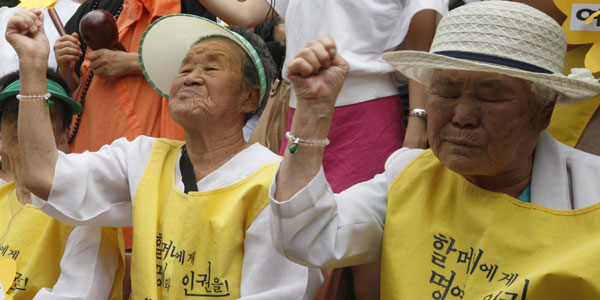 Anti-Japan protest in Seoul