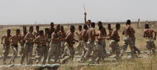 Iraqi army trains Peshmerga cadets in Kirkuk