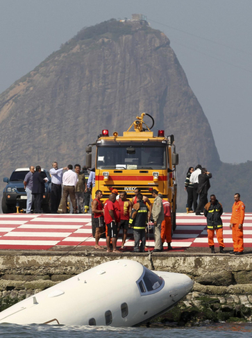 Small jet crashes at Brazil airport, no one killed