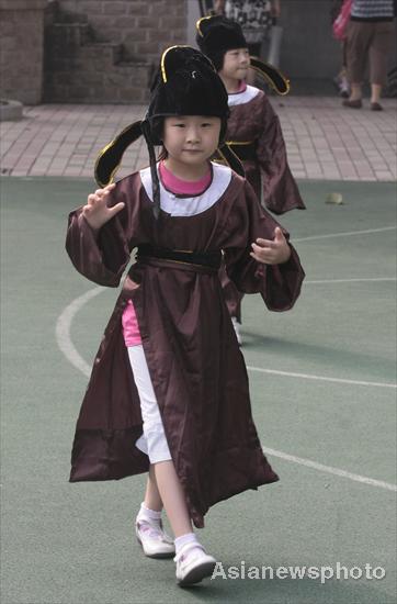 A Confucian ceremony for young learners