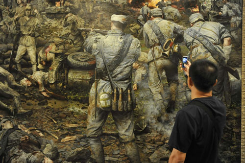 Marking the end of war 65 years on