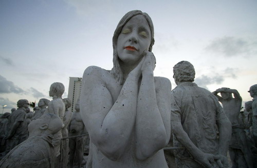 Statues made to sleep in the briny deep