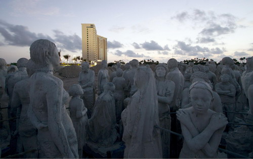 Statues made to sleep in the briny deep