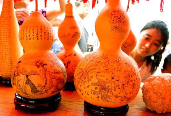 Gourd cultural fair in Shandong