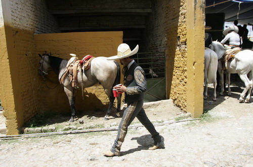 Mexican cowboys' rodeo time