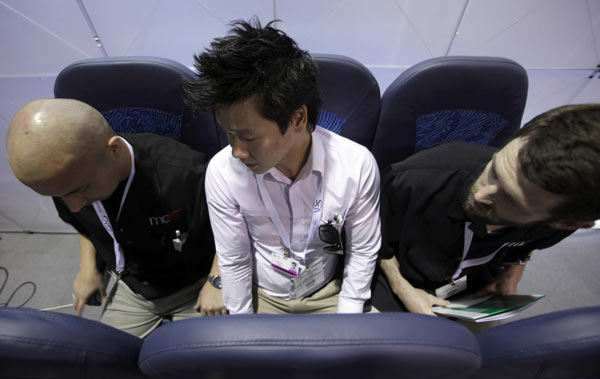 Italian aircraft has only 23 inches of legroom