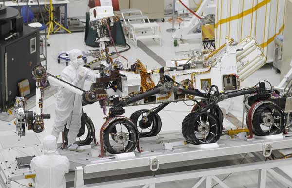 NASA's rover under tests before launched to Mars