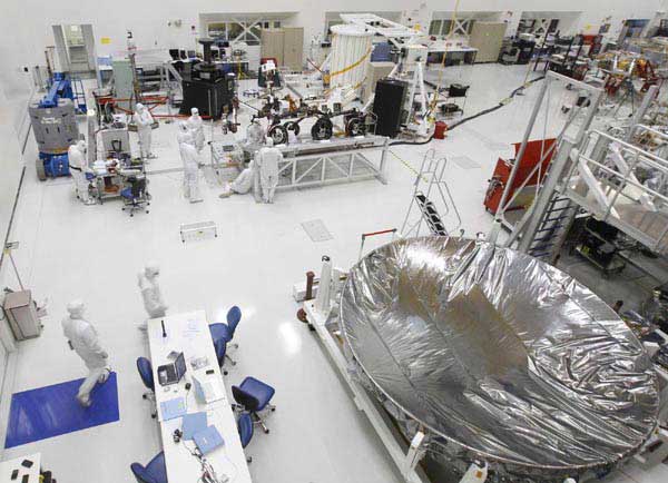 NASA's rover under tests before launched to Mars