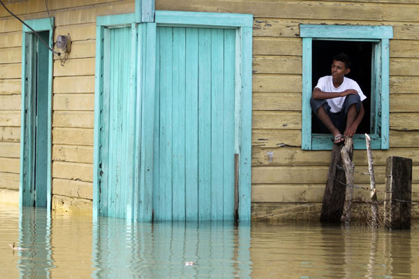 Matthew soaks Central America