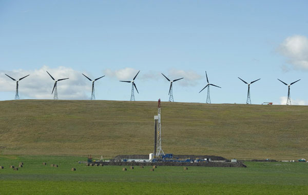 Canadian province benefits from wind of Rocky Mountains