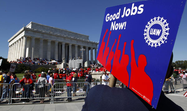 Big crowd gathers for rally in Washington