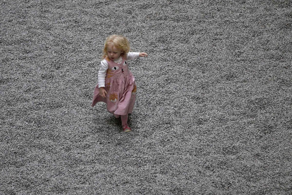 'Sunflower Seeds' exhibited in London