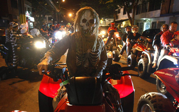 Halloween parties held in Colombia