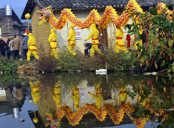 Harvest celebrations in orange groves