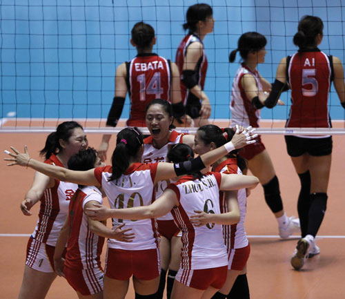 China beats Japan 3-1 in women's volley worlds