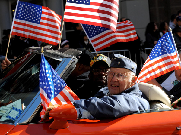 Veteran’s Day parade in New York