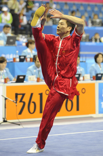 China's wushu star wins 1st gold of Asian Games