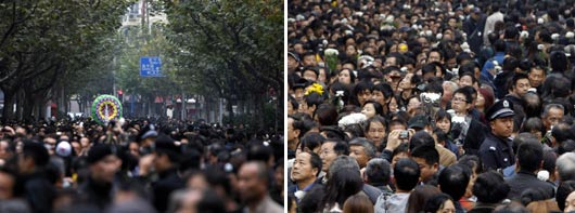 Thousands mourn fire victims in Shanghai