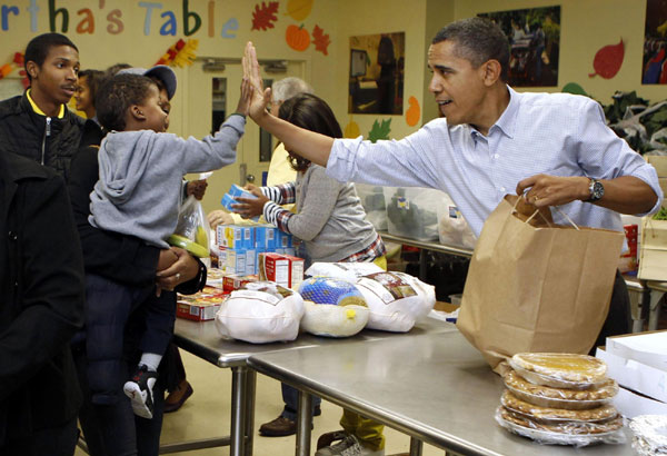 Obama pardons turkey at Thanksgiving Day