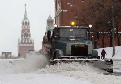 Moscow in white
