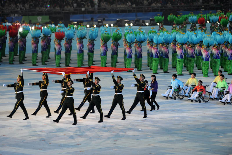 Photos: Opening ceremony of Asian Para Games