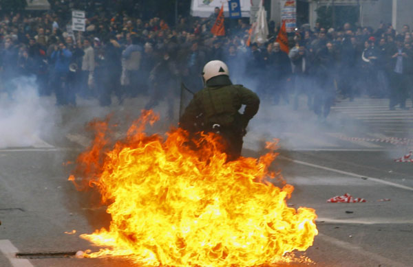 Greek protests against austerity policy escalate