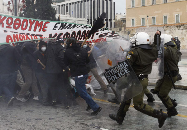 Greek protests against austerity policy escalate
