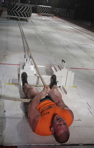 Competing for world's strongest man