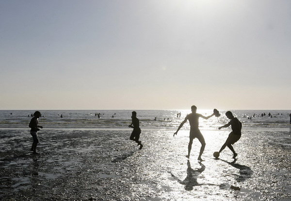 Summer beach in Uruguay