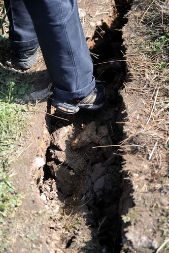 823 villagers evacuated after land subsides