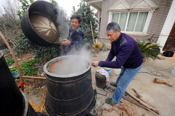 Villagers gear up for Spring Festival