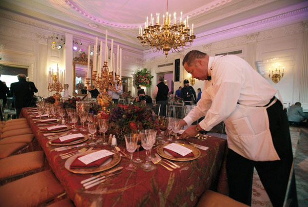President Hu attends Obama's State Dinner