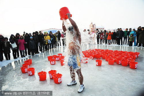 Ice water bath? Piece of cake