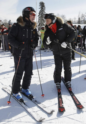 Here come the Kremlin skiing buddies