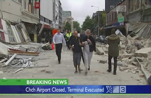 Deadly quake hits New Zealand