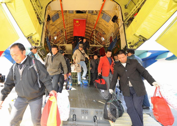 287 Chinese evacuees arrive in Beijing