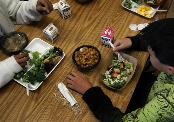 US school pilots healthy eating programme