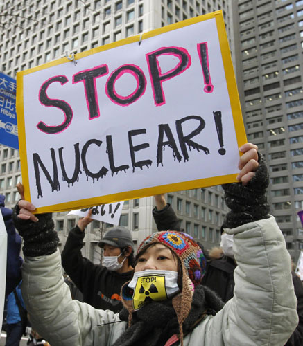 Anti-nuclear rally in Tokyo