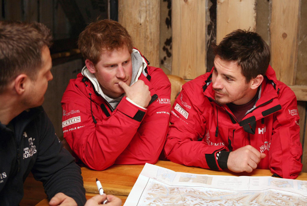 Prince Harry hits the ice for polar charity trek