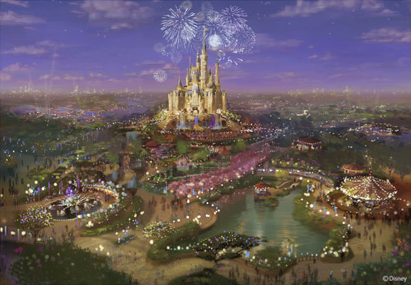 Work on Shanghai Disneyland starts