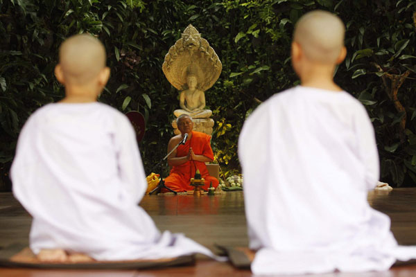 Young nuns of Thailand