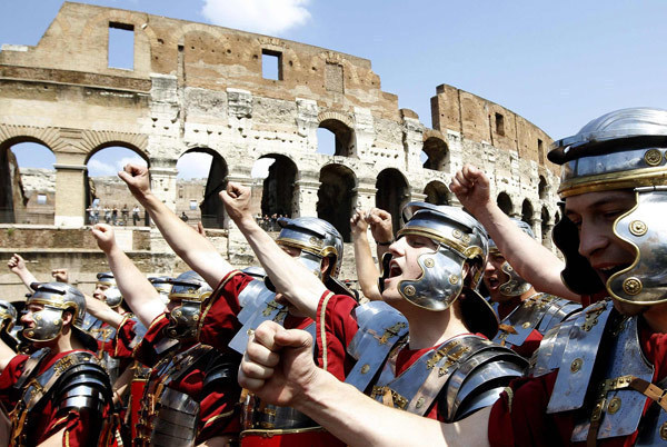 2,764-year-old Rome welcomes 'ancient warriors'