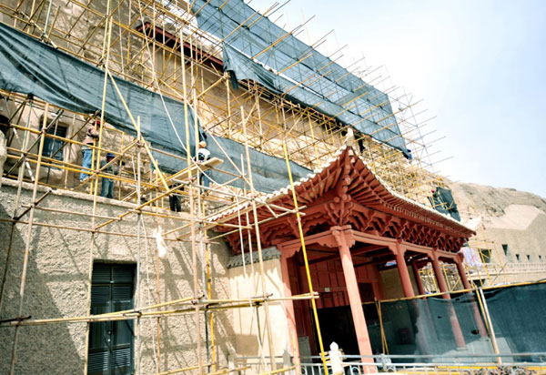 Caves of the Thousand Buddhas reinforced