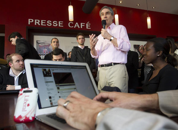 Facebook live chat held at campaign in Canada