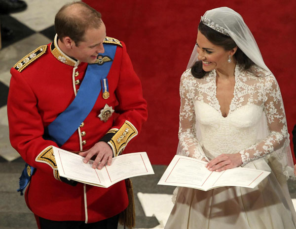 William and Kate marry as world watches