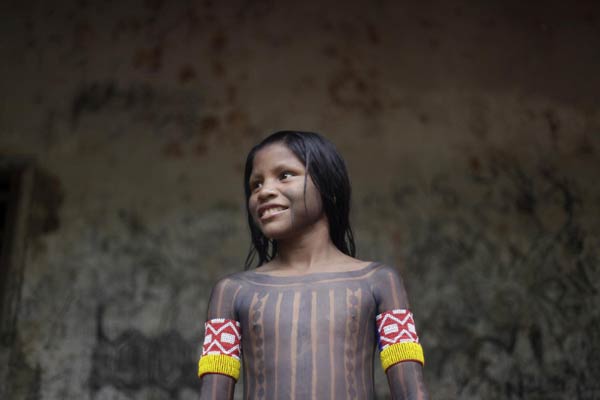 A glance at the life of Kayapo tribe in Amazon