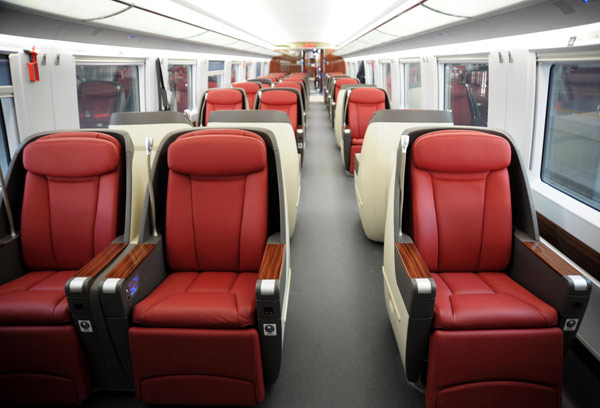 Luxury cabins canceled on high-speed trains