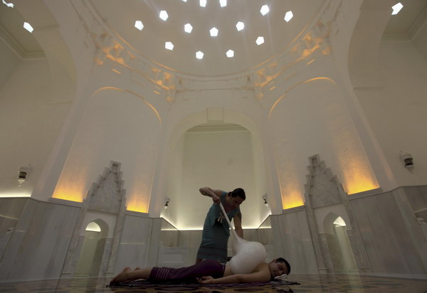 Get a soap massage in Istanbul