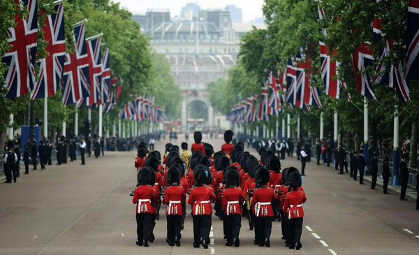 Britain marks Queen's birthday