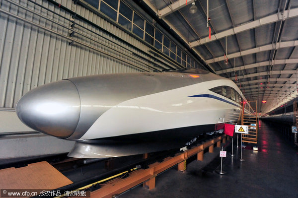 Bullet train CRH380A ready for passengers